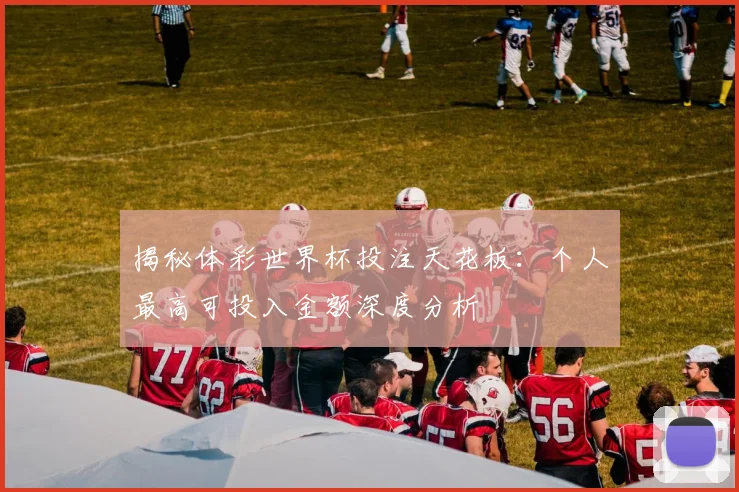 揭秘体彩世界杯投注天花板:个人最高可投入金额深度分析